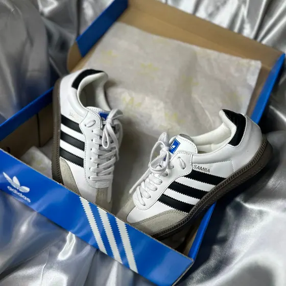 Tênis Adidas Samba Couro Legitimo
