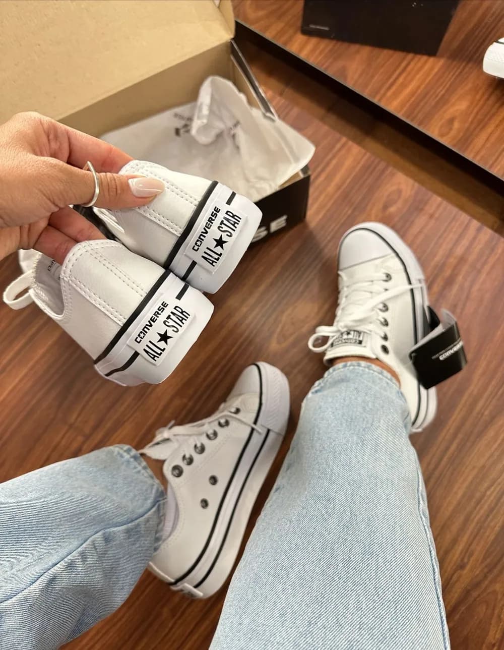 Tênis All Star Plataforma PU Prime Feminino — foto 3