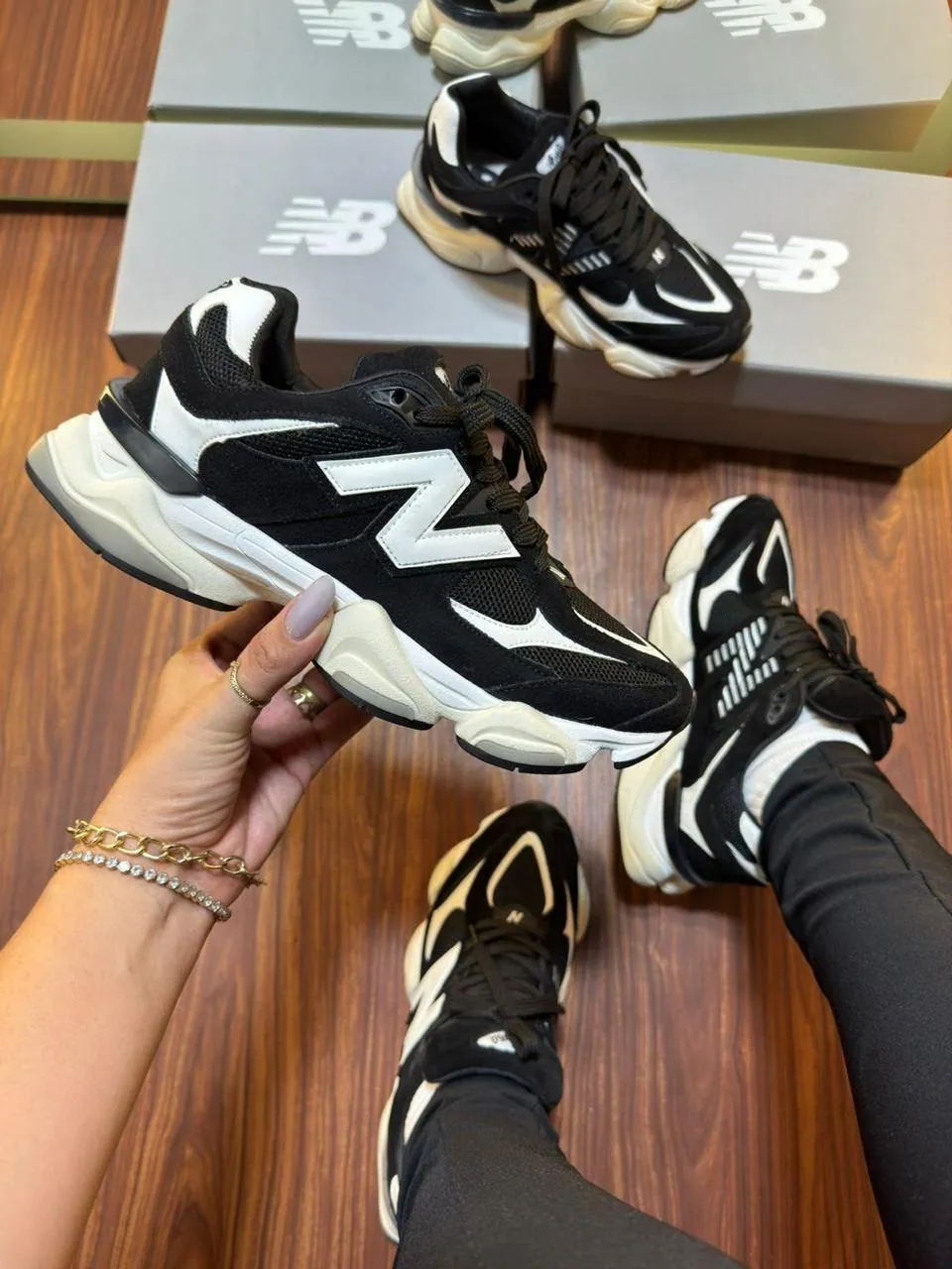 Tênis New Balance 9060 Couro Unissex — foto 4