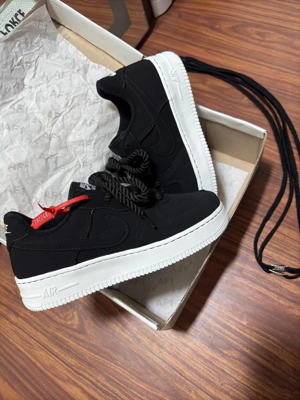 Tênis Nike Air Force Have Preto Branco Unissex — foto 3