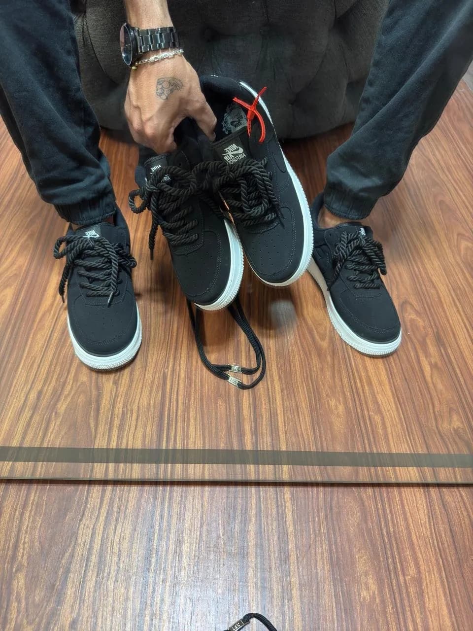 Tênis Nike Air Force Have Preto Branco Unissex — foto 6