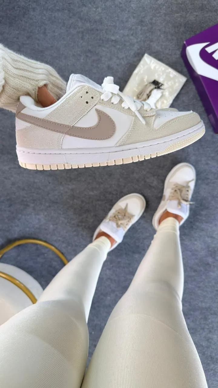 Dunk Gliter Luxo Branco/Off White/Gliter — foto 2