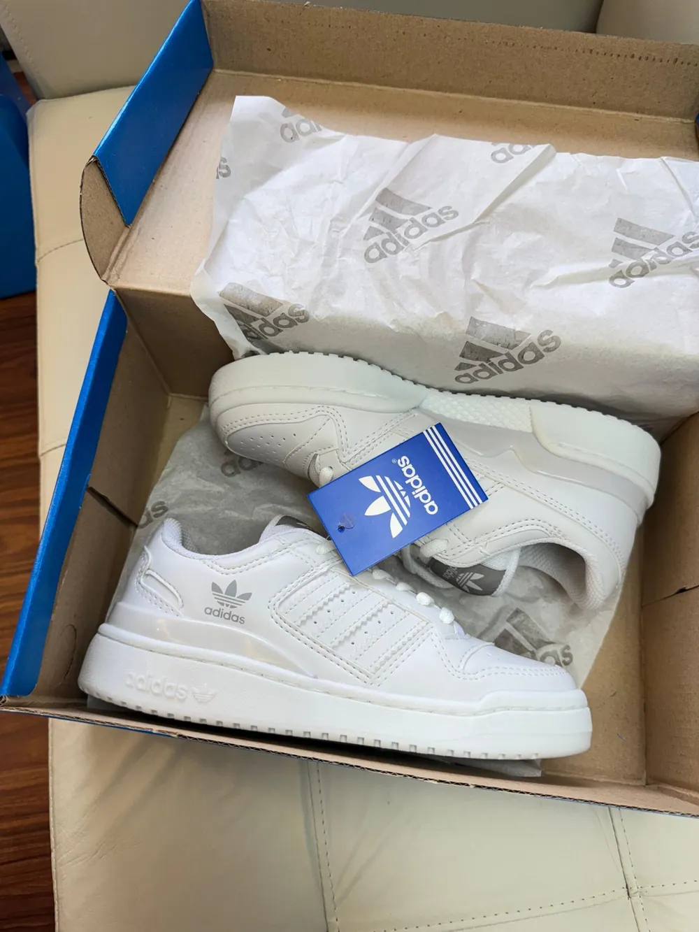 Tênis Adidas Fórum Branco/Branco — foto 4