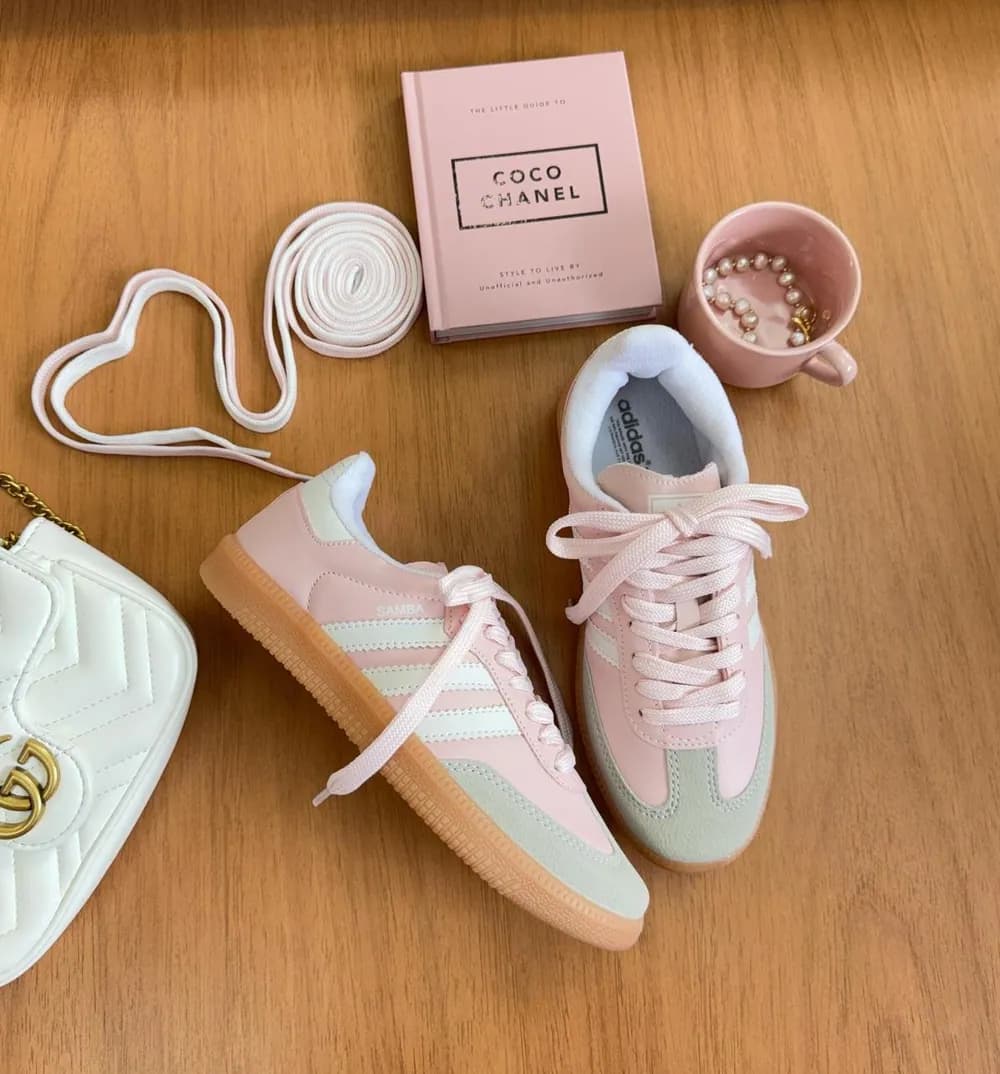 Tênis Adidas Samba Sintético Feminino Rosa bb — foto 2