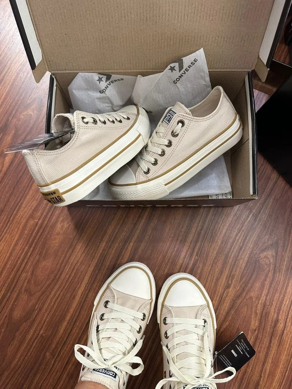 Tênis All Star Plataforma Lona Prime Feminino — foto 4