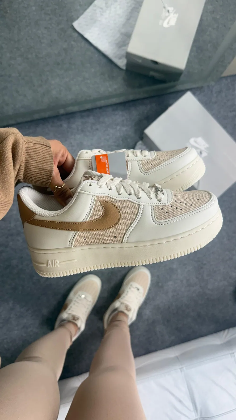 Tênis Nike Air Force Palha — foto 5