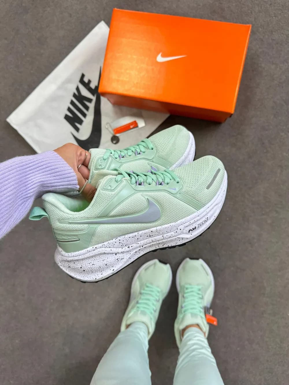 Tênis Nike Pegasus 41 Menta/Lilás — foto 2